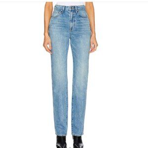 GRLFRND The Sara Super High Rise Slim Straight Jeans